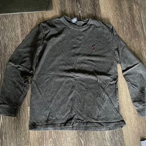 Polo by Ralph Lauren men’s long sleeve dark grey tee shirt